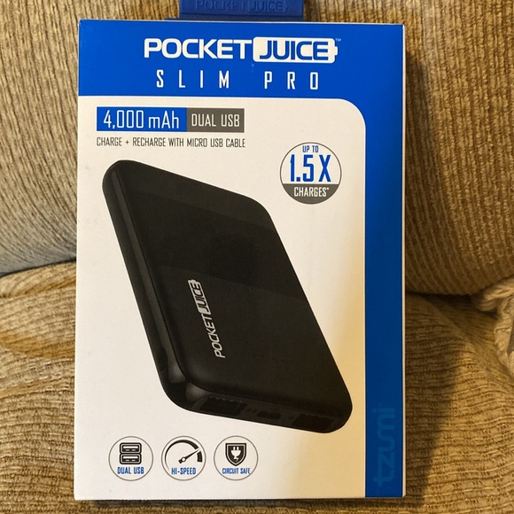 🔋 NWT Pocket Juice Slim Pro Dual USB - Picture 5 of 5